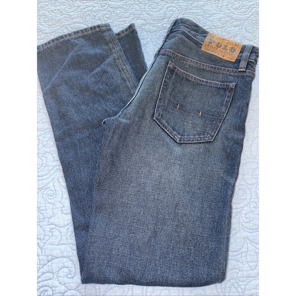 Polo Ralph Lauren Boys size 18 30W X 31L Denim Blue Jeans